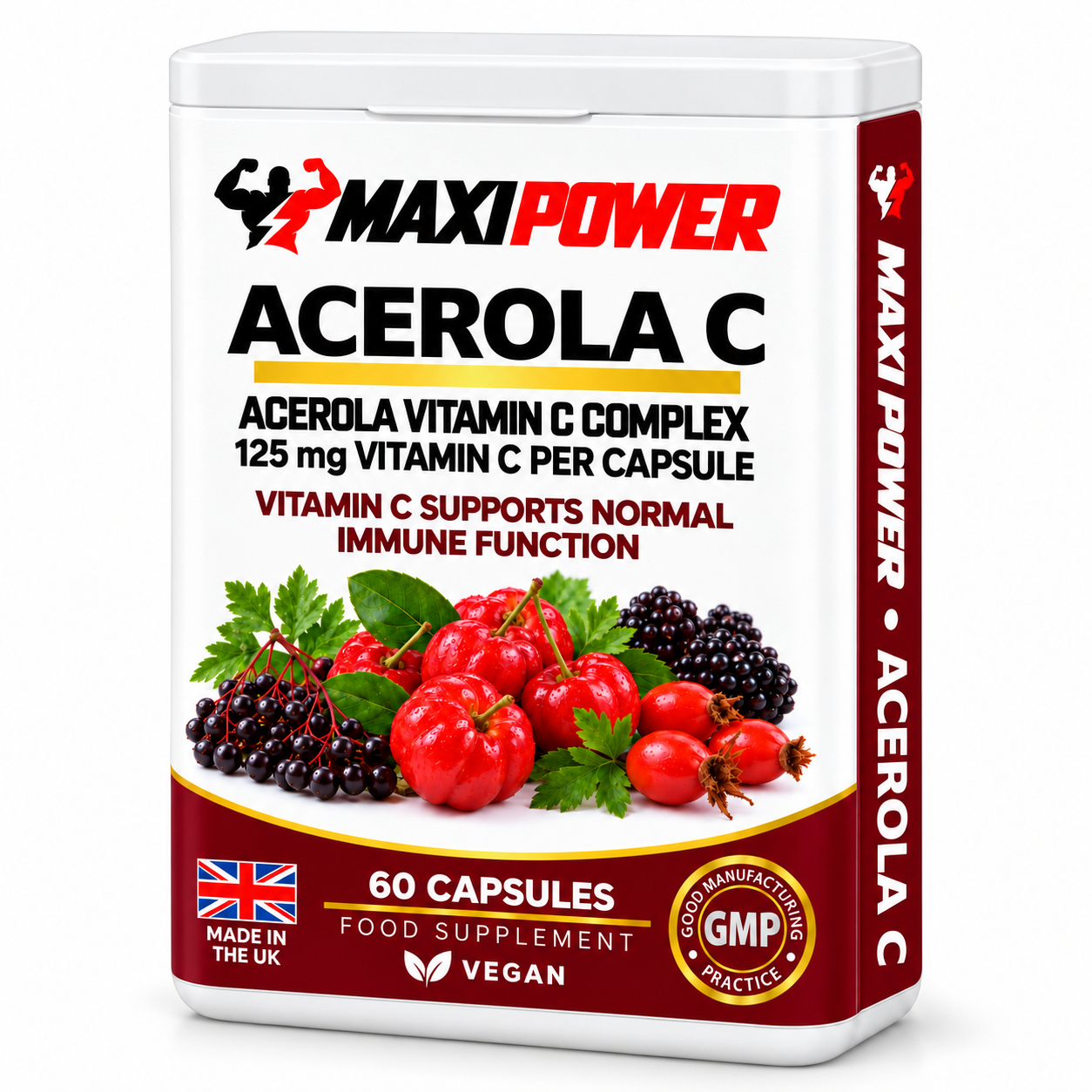 MAXIPOWER_ACEROLA_C_packshot MAXI POWER ACEROLA C – packaging visualisation