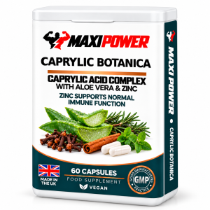 MAXI POWER CAPRYLIC BOTANICA – packaging visualisation