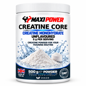 MAXI POWER CREATINE CORE – packaging visualisation