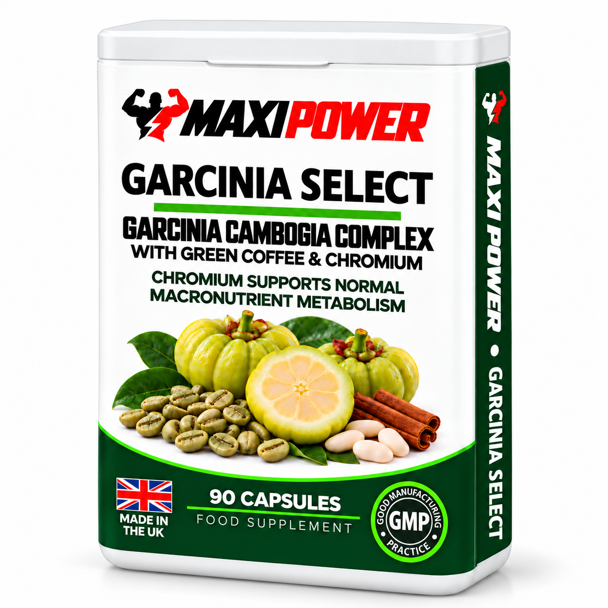 MAXIPOWER_GARCINIA_SELECT_packshot MAXI POWER GARCINIA SELECT – packaging visualisation