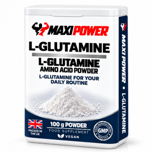 MAXI POWER L-GLUTAMINE – packaging visualisation