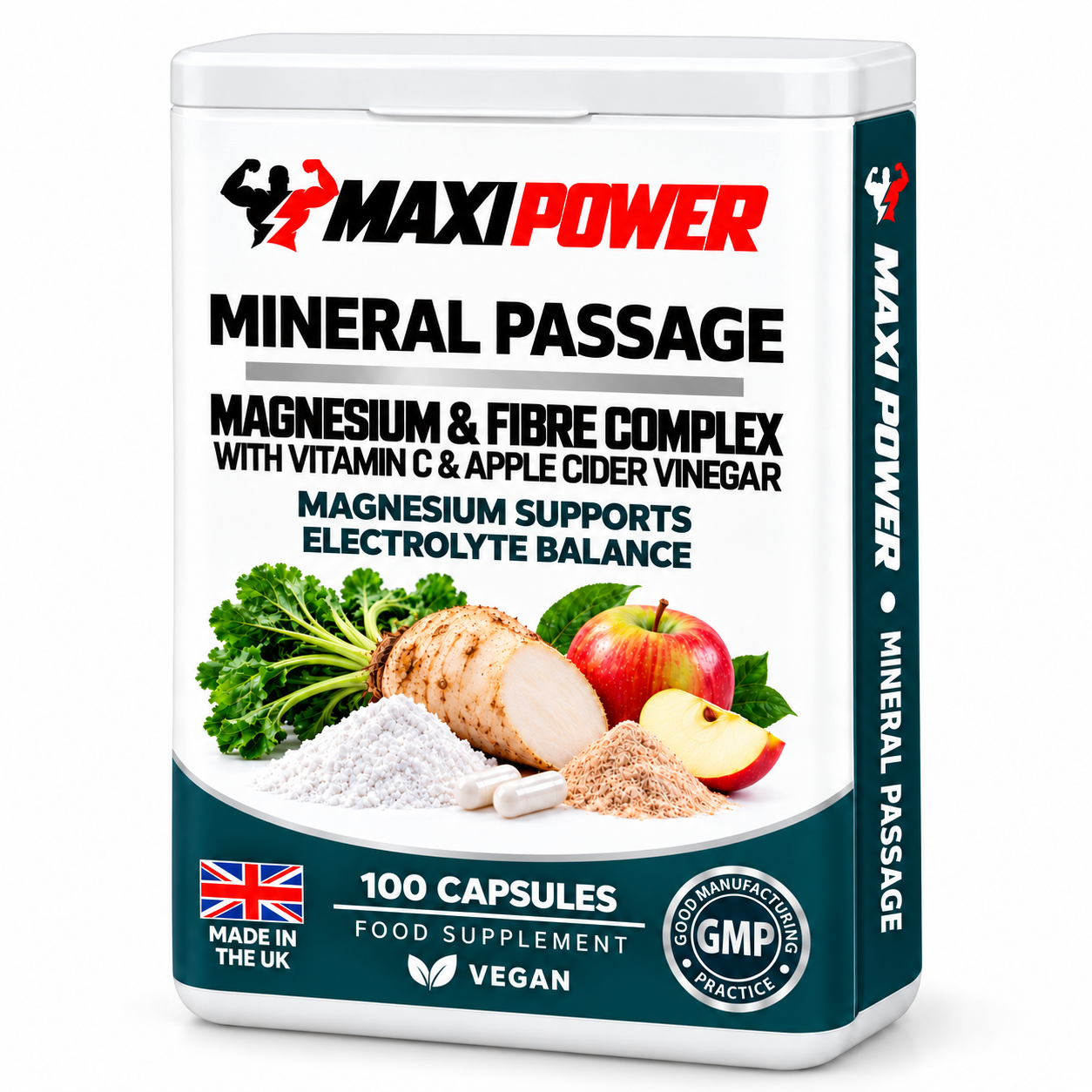 MAXIPOWER_MINERAL_PASSAGE_packshot MAXI POWER MINERAL PASSAGE – packaging visualisation