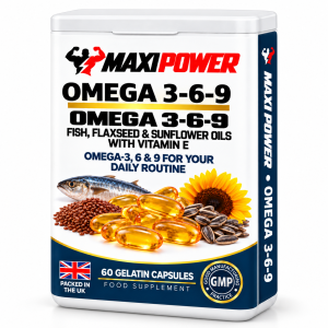 MAXI POWER OMEGA 3-6-9 – packaging visualisation