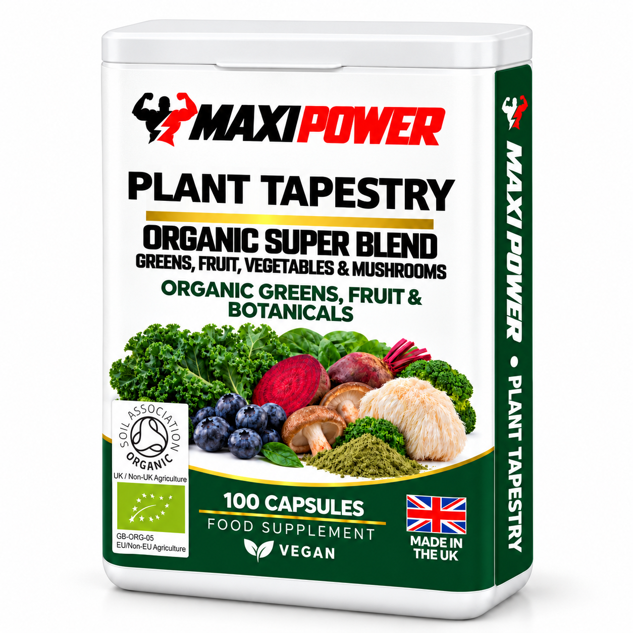 MAXIPOWER_PLANT_TAPESTRY_packshot MAXI POWER PLANT TAPESTRY – packaging visualisation