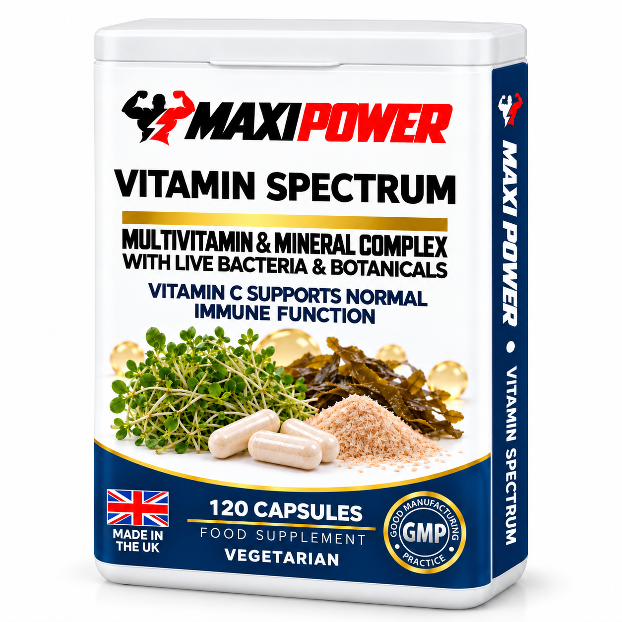 MAXIPOWER_VITAMIN_SPECTRUM_packshot MAXI POWER VITAMIN SPECTRUM – packaging visualisation