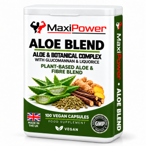 MaxiPower ALOE BLEND aloe and botanical complex – 100 vegan capsules